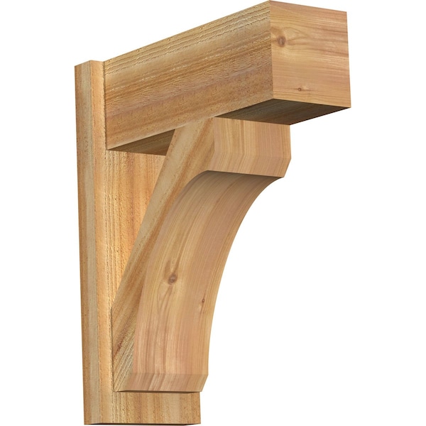 Ekena Millwork Legacy Block Rough Sawn Outlooker, Western Red Cedar, 8"W x 20"D x 24"H OUT08X20X24LEC05RWR - main